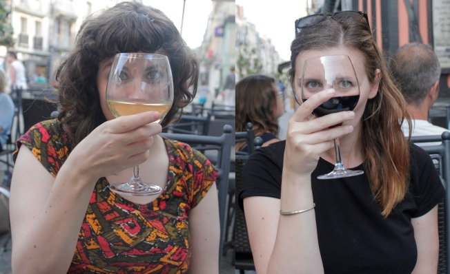 wine glasses double