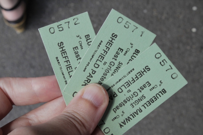 Tickets for the railway